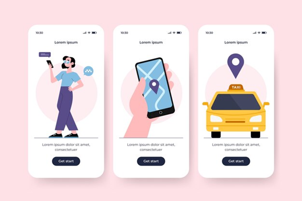 Review of accounts in your app for taxis