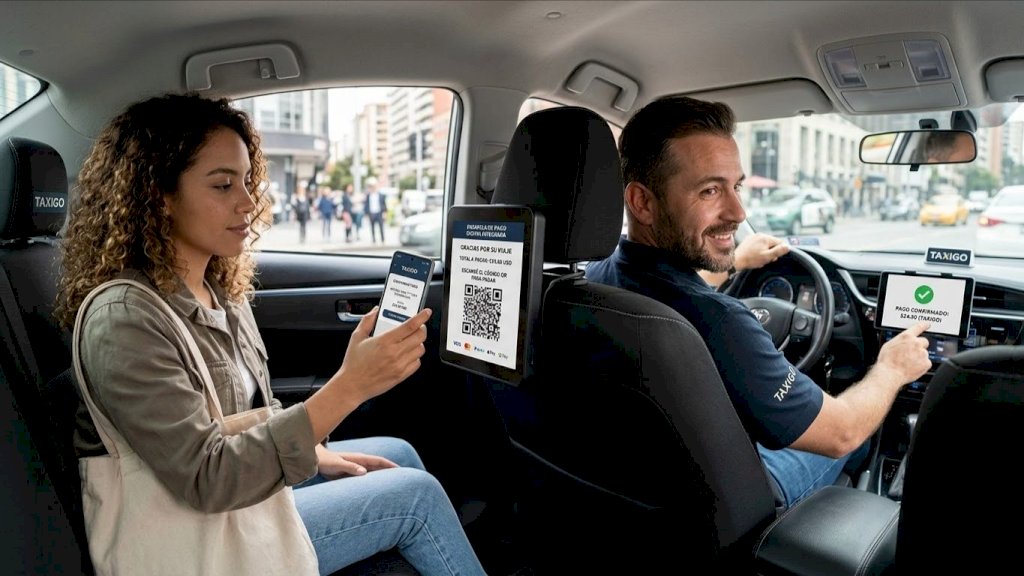 Pasarelas de pago digitales integradas a la app de transporte